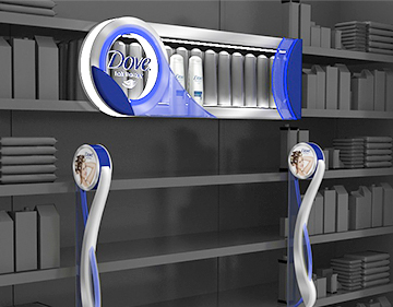Display Racks for Dove Product Series