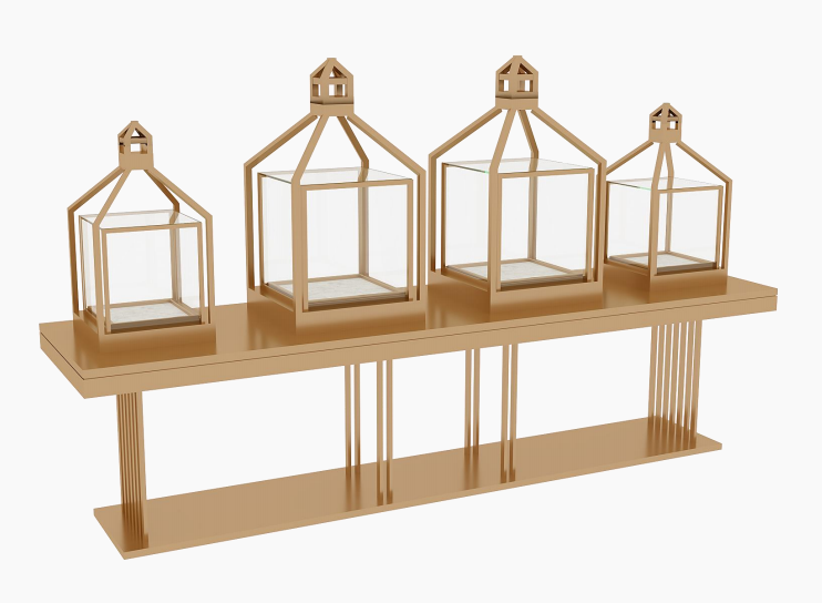 Gucci Inspired Glass Showcase