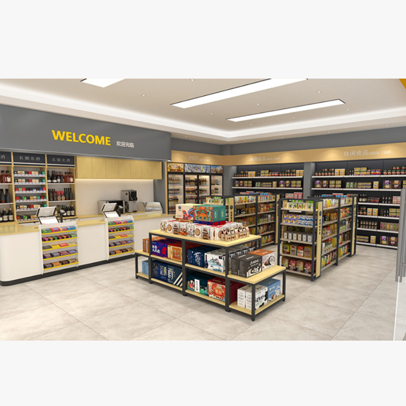 Supermarket display rack