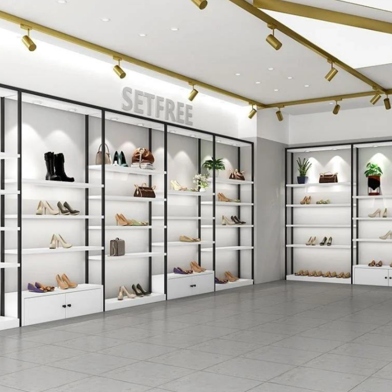 Light luxury shoe bag display rack