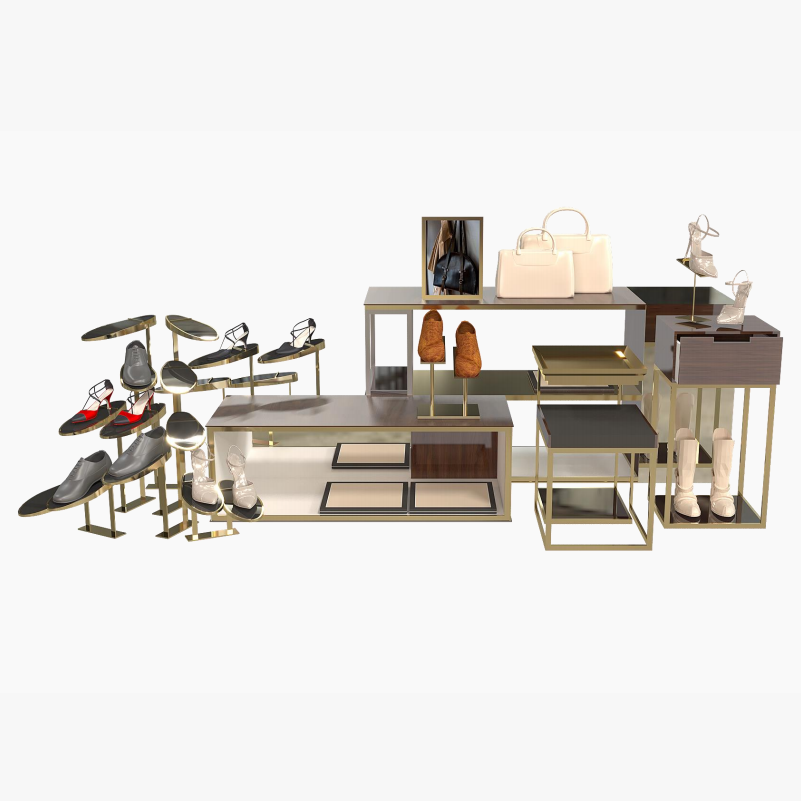 Shoe bag display rack