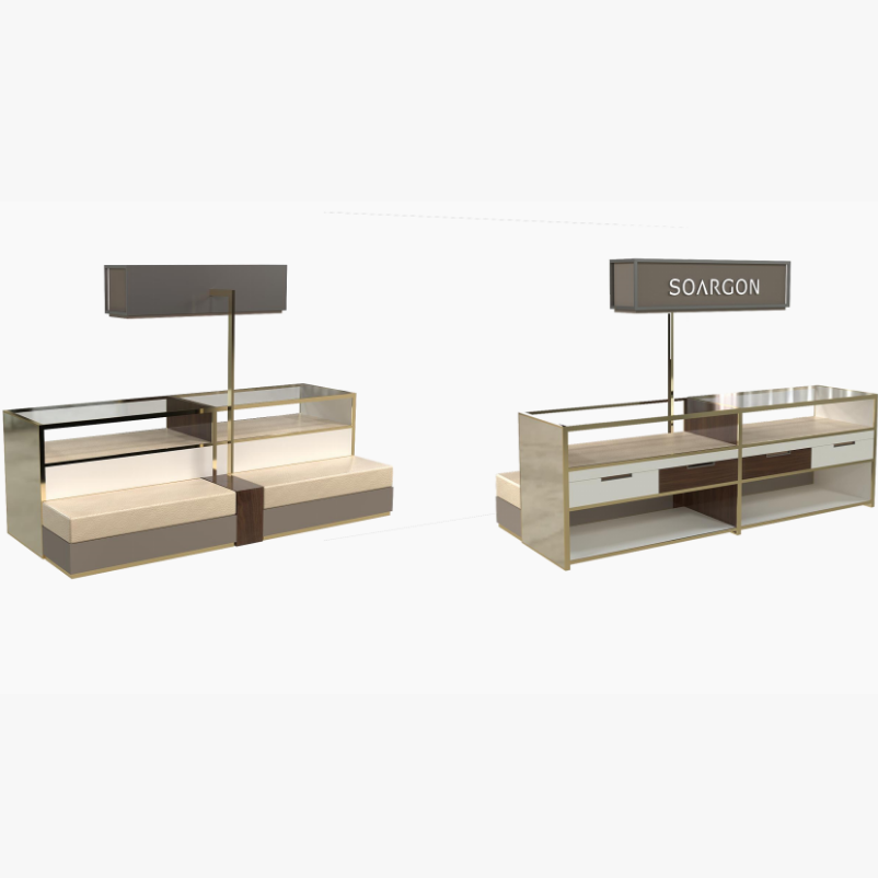 Shoe bag display rack